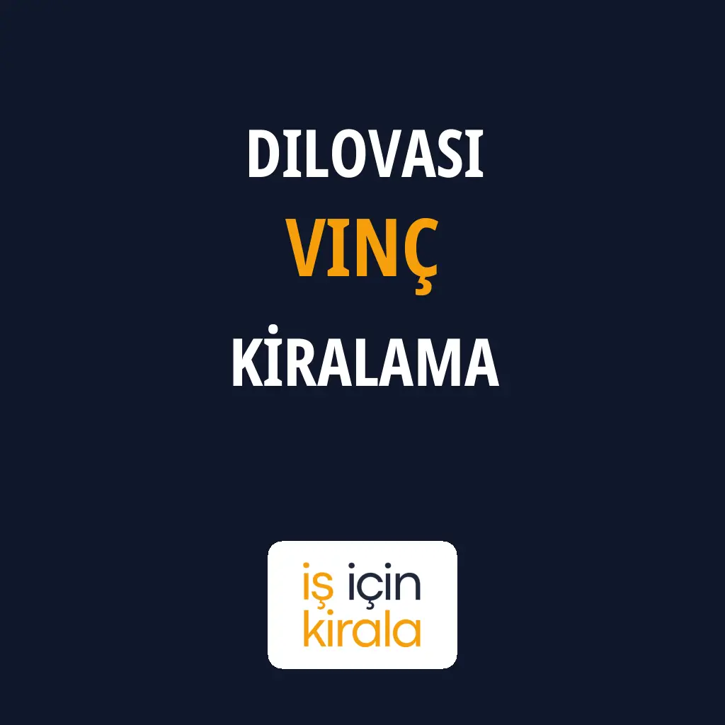 Dilovası Vinç Kiralama Firmaları