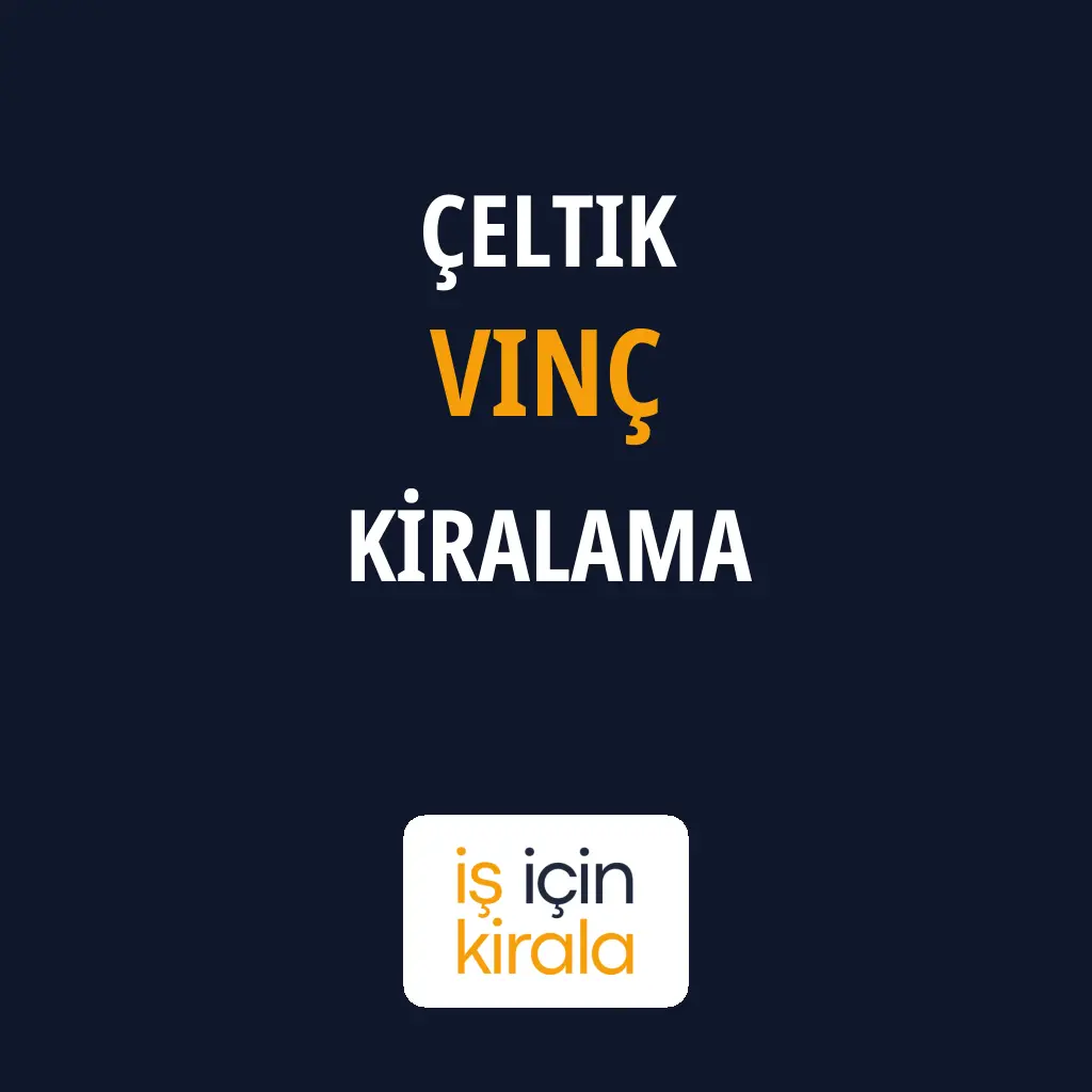 Çeltik Vinç Kiralama Firmaları