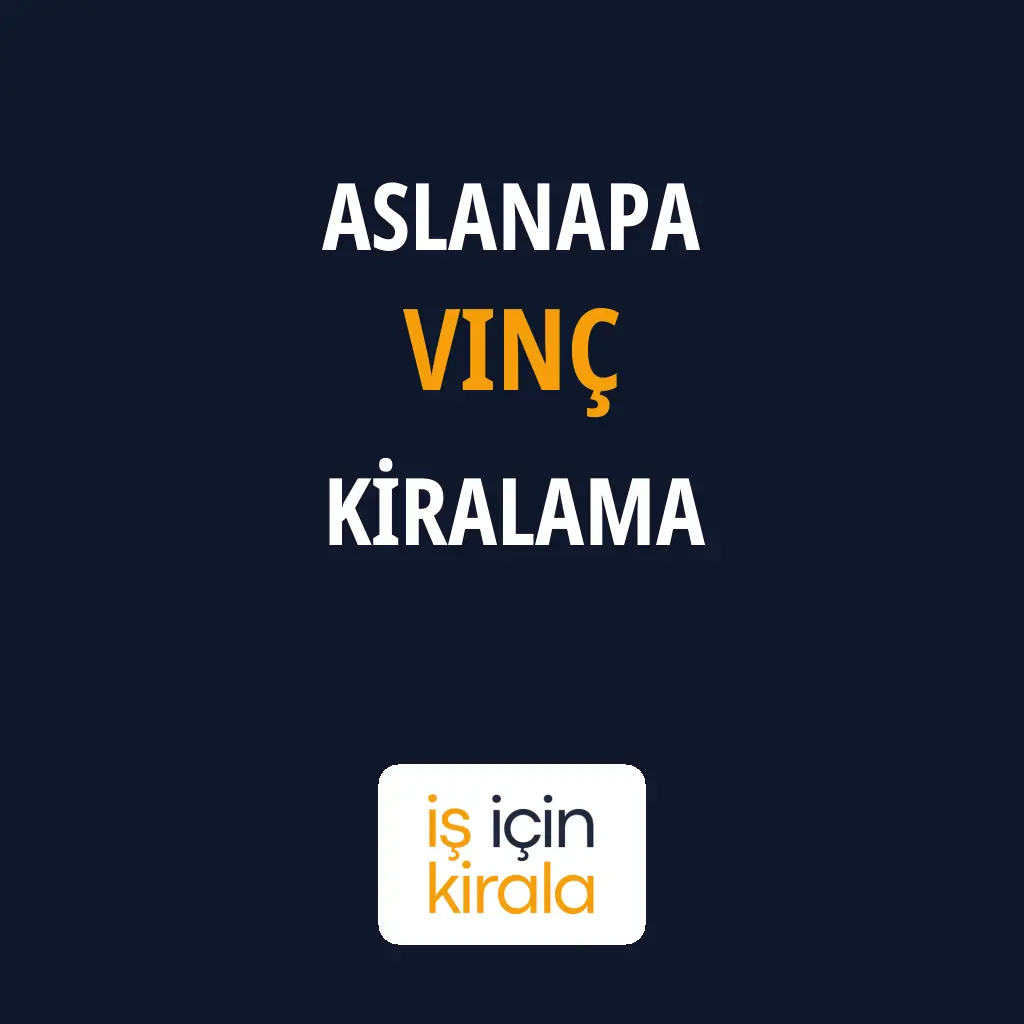 Aslanapa Vinç Kiralama Firmaları
