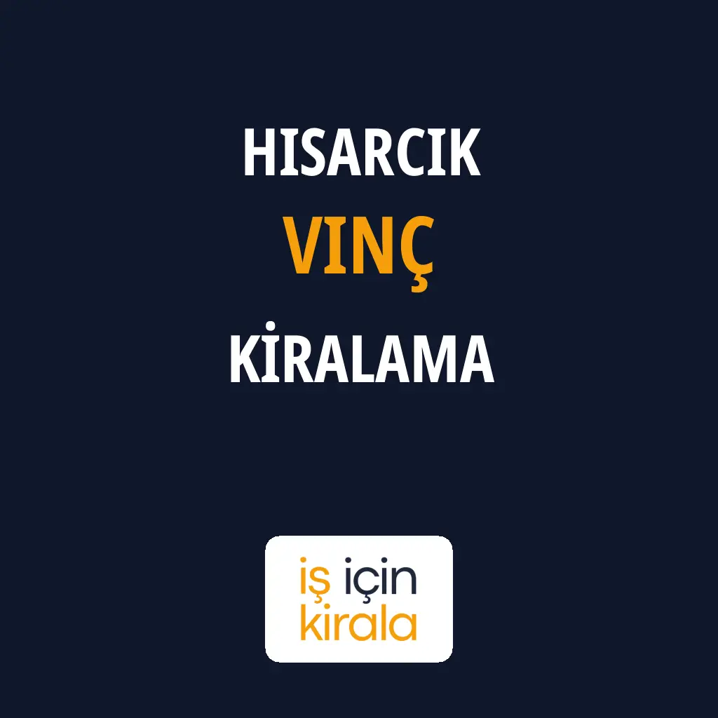 Hisarcık Vinç Kiralama Firmaları