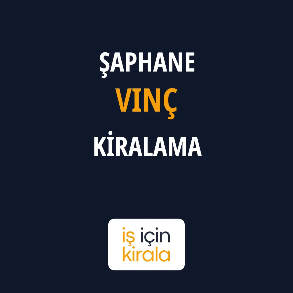Şaphane Vinç Kiralama Firmaları