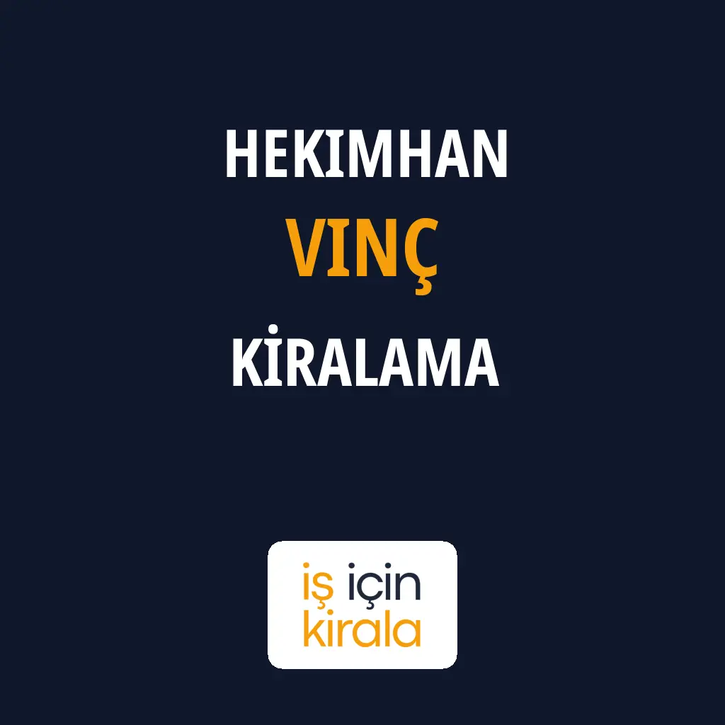 Hekimhan Vinç Kiralama Firmaları