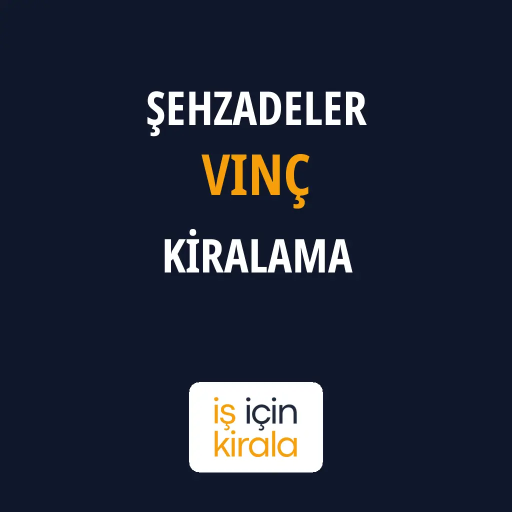 Şehzadeler Vinç Kiralama Firmaları