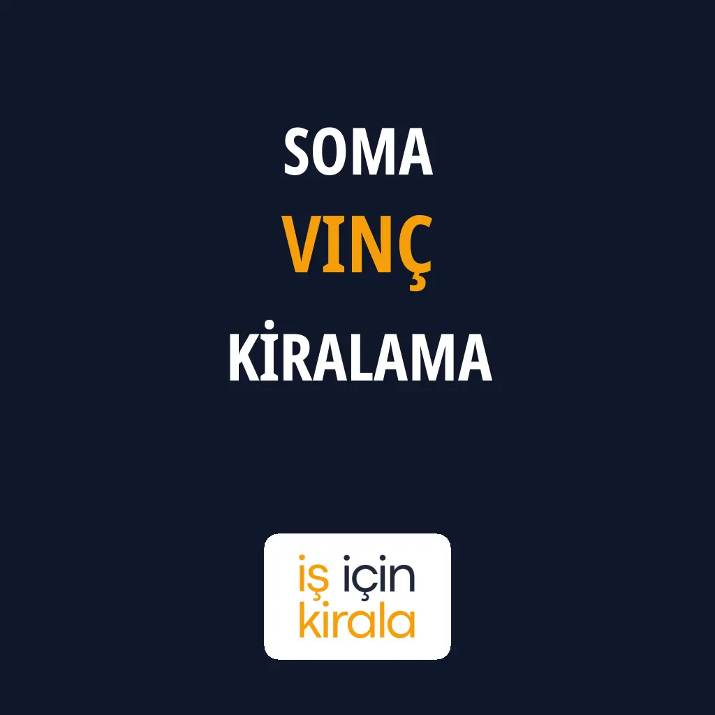 Soma Vinç Kiralama Firmaları