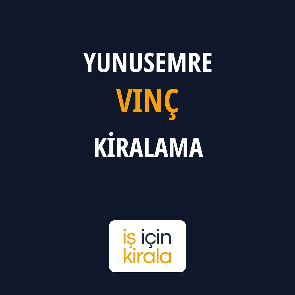 Yunusemre Vinç Kiralama Firmaları