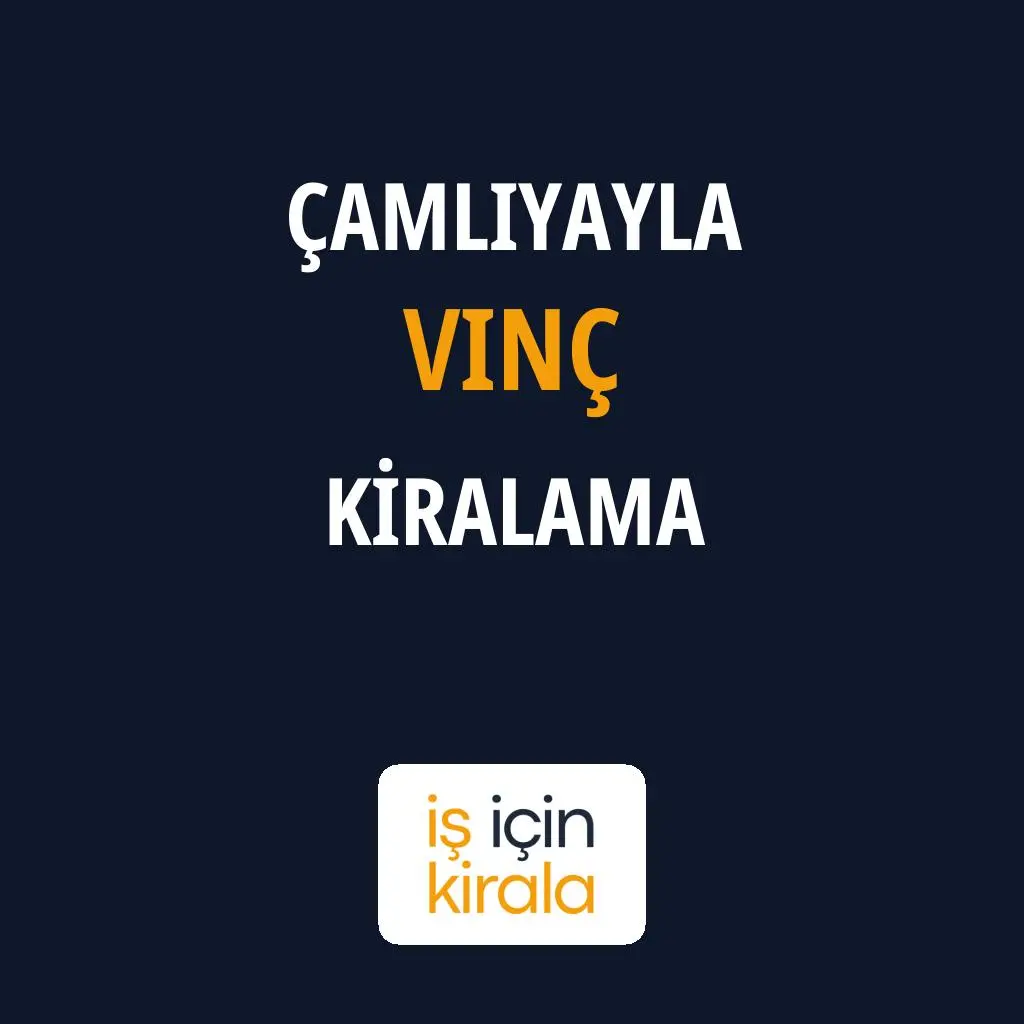 Çamlıyayla Vinç Kiralama Firmaları