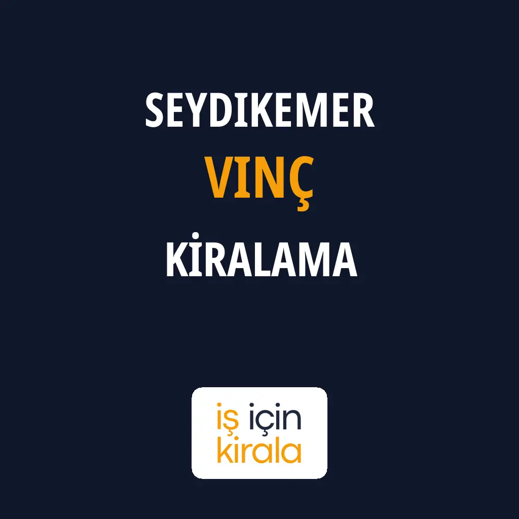 Seydikemer Vinç Kiralama Firmaları