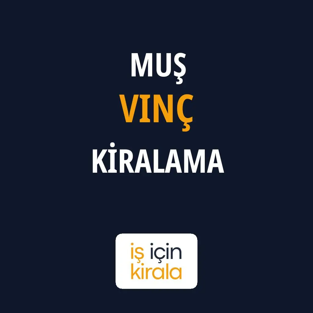 Muş Vinç Kiralama Firmaları