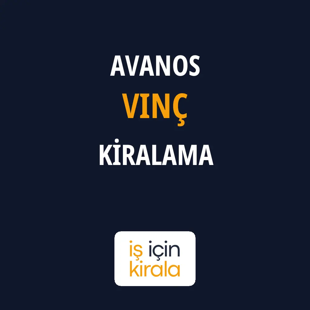 Avanos Vinç Kiralama Firmaları