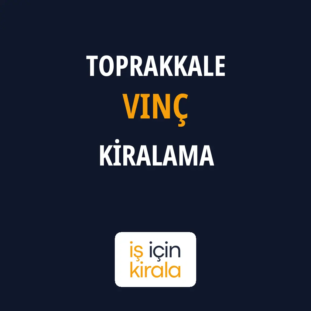 Toprakkale Vinç Kiralama Firmaları