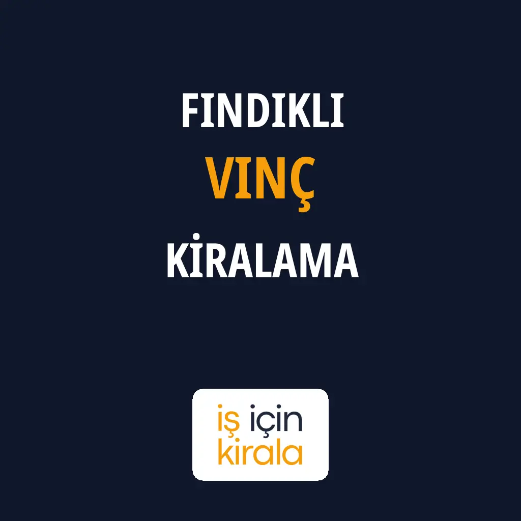 Fındıklı Vinç Kiralama Firmaları