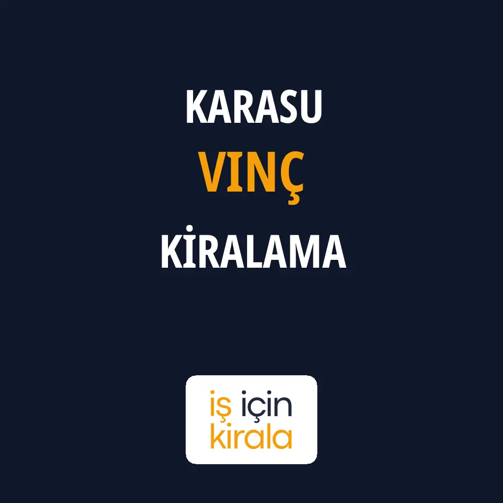 Karasu Vinç Kiralama Firmaları
