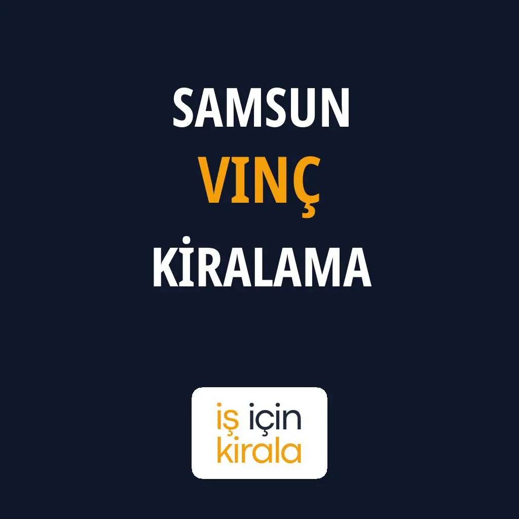 Samsun Vinç Kiralama Firmaları
