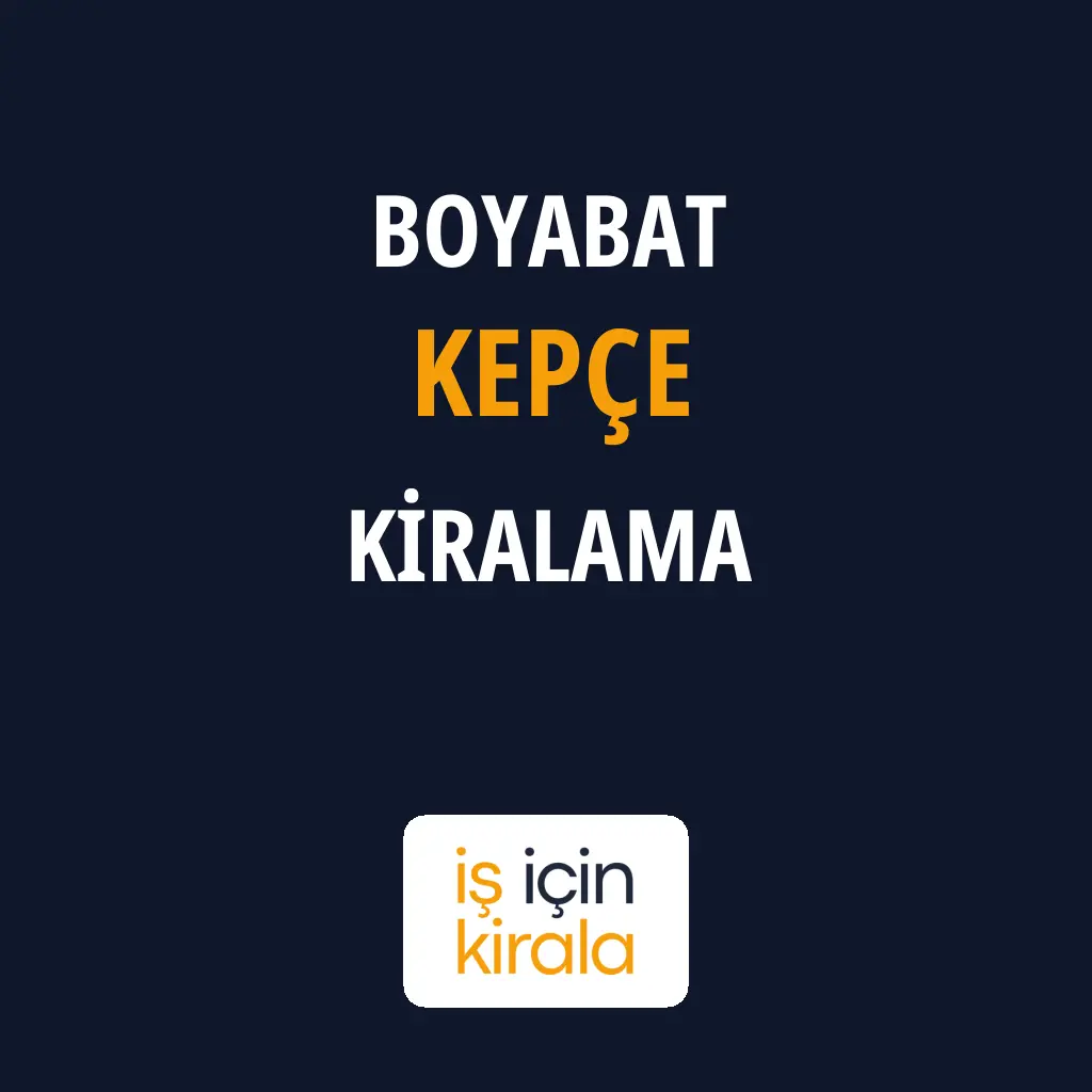 Boyabat Kepçe Kiralama Firmaları