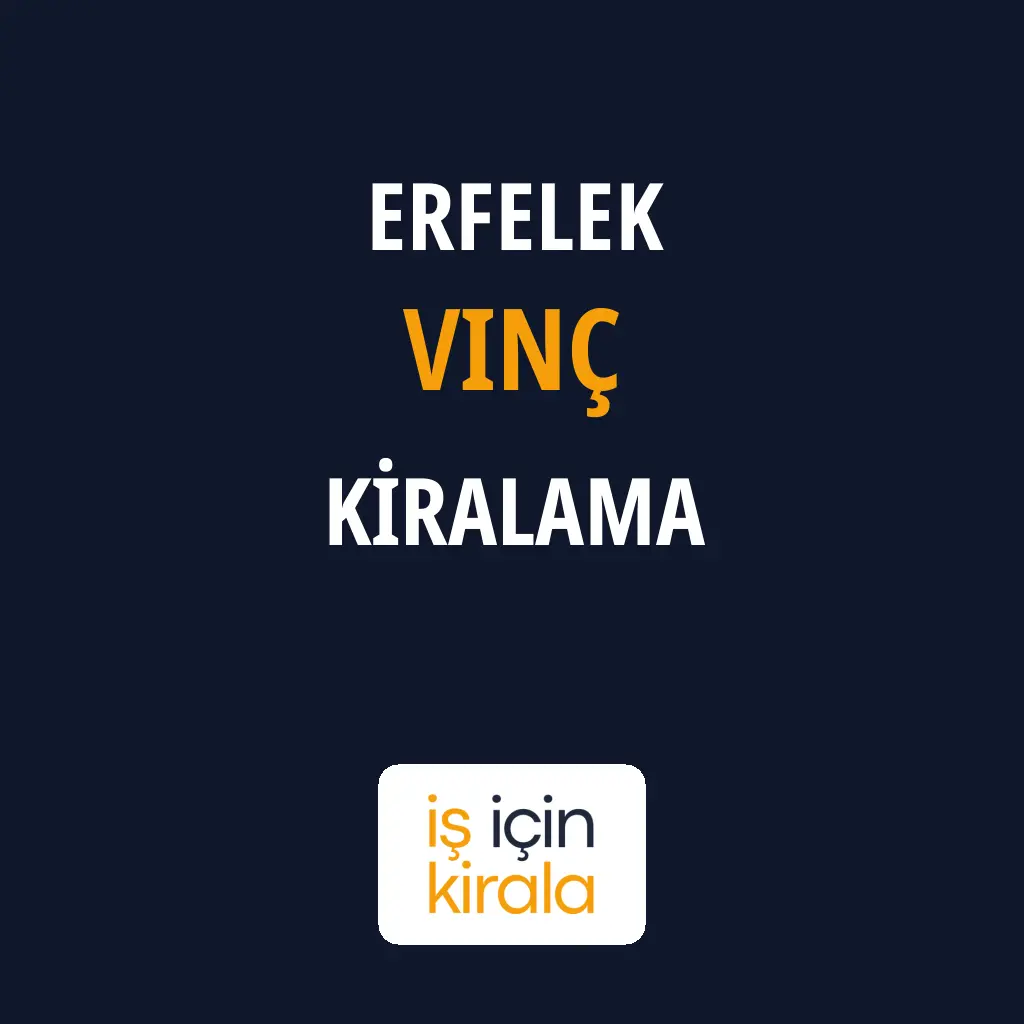 Erfelek Vinç Kiralama Firmaları