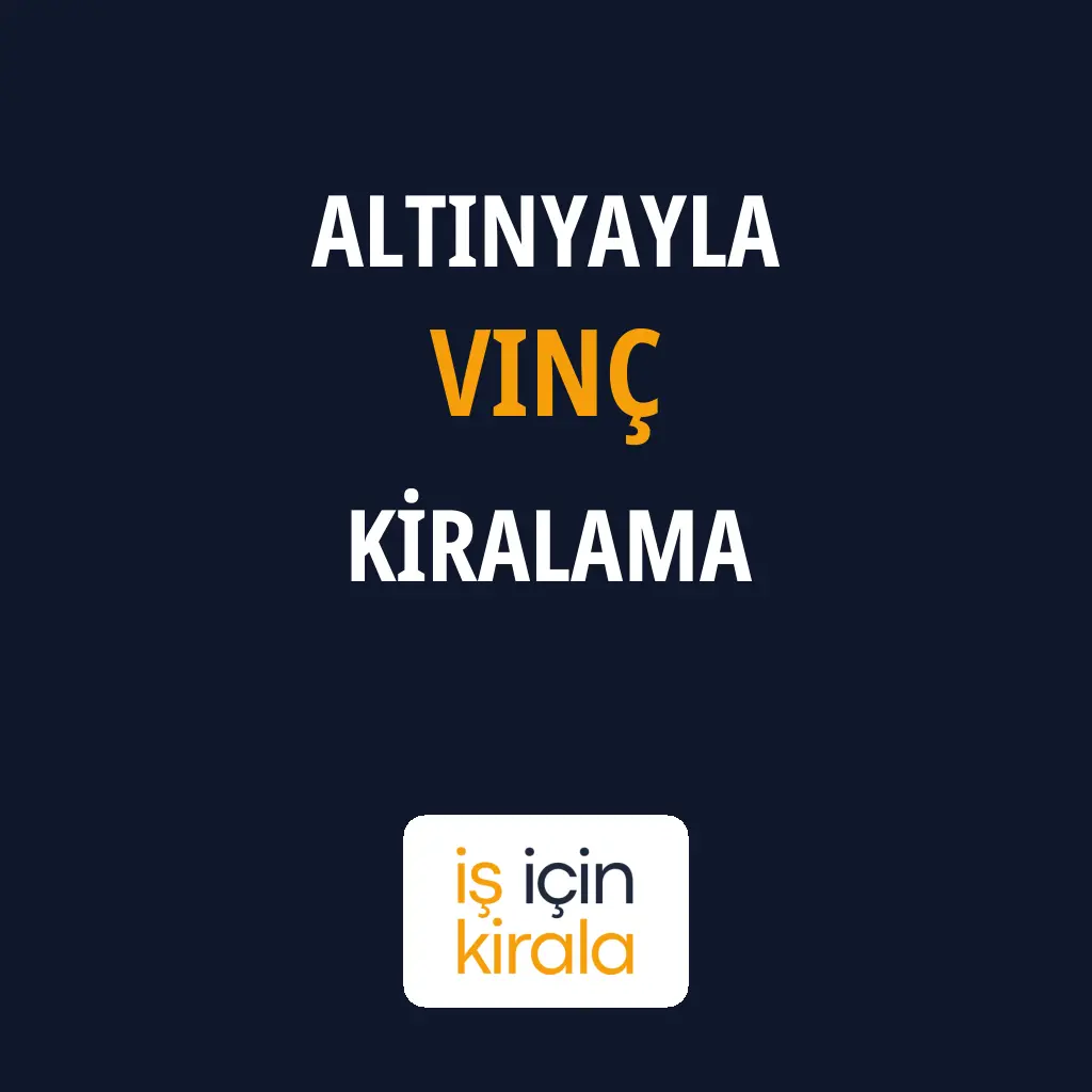 Altınyayla Vinç Kiralama Firmaları