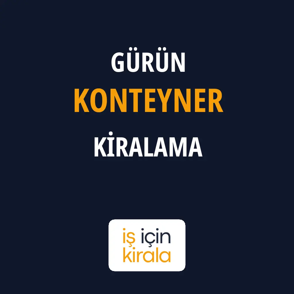 Gürün Konteyner Kiralama Firmaları