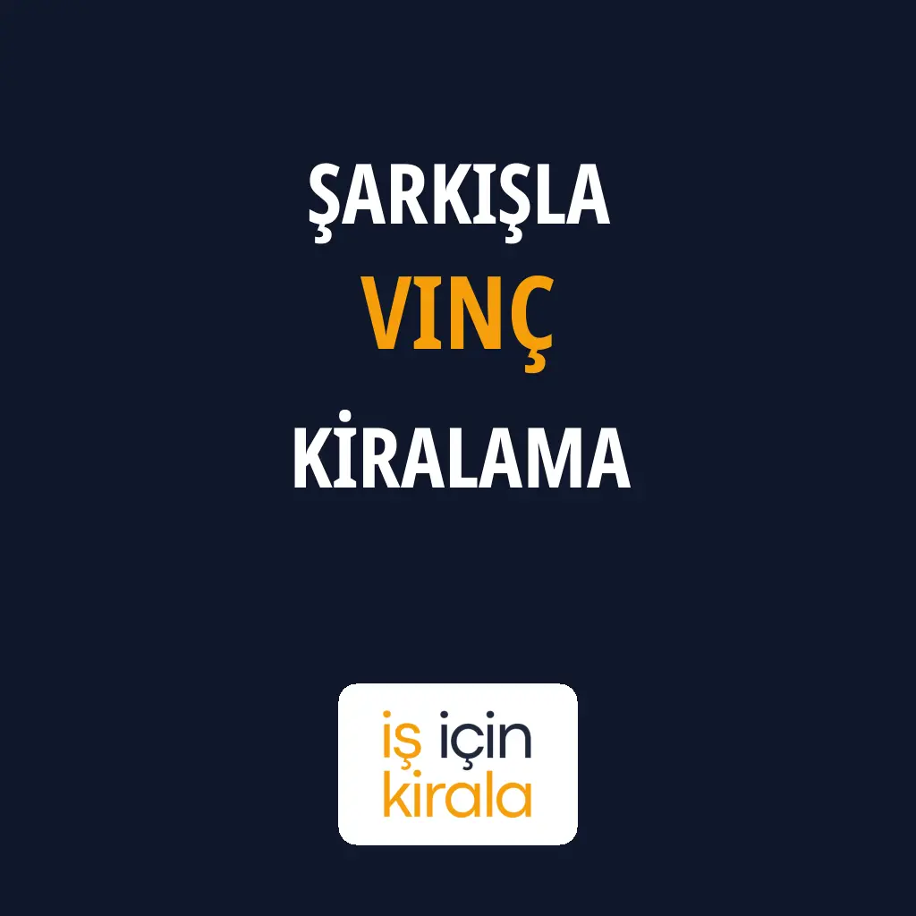 Şarkışla Vinç Kiralama Firmaları