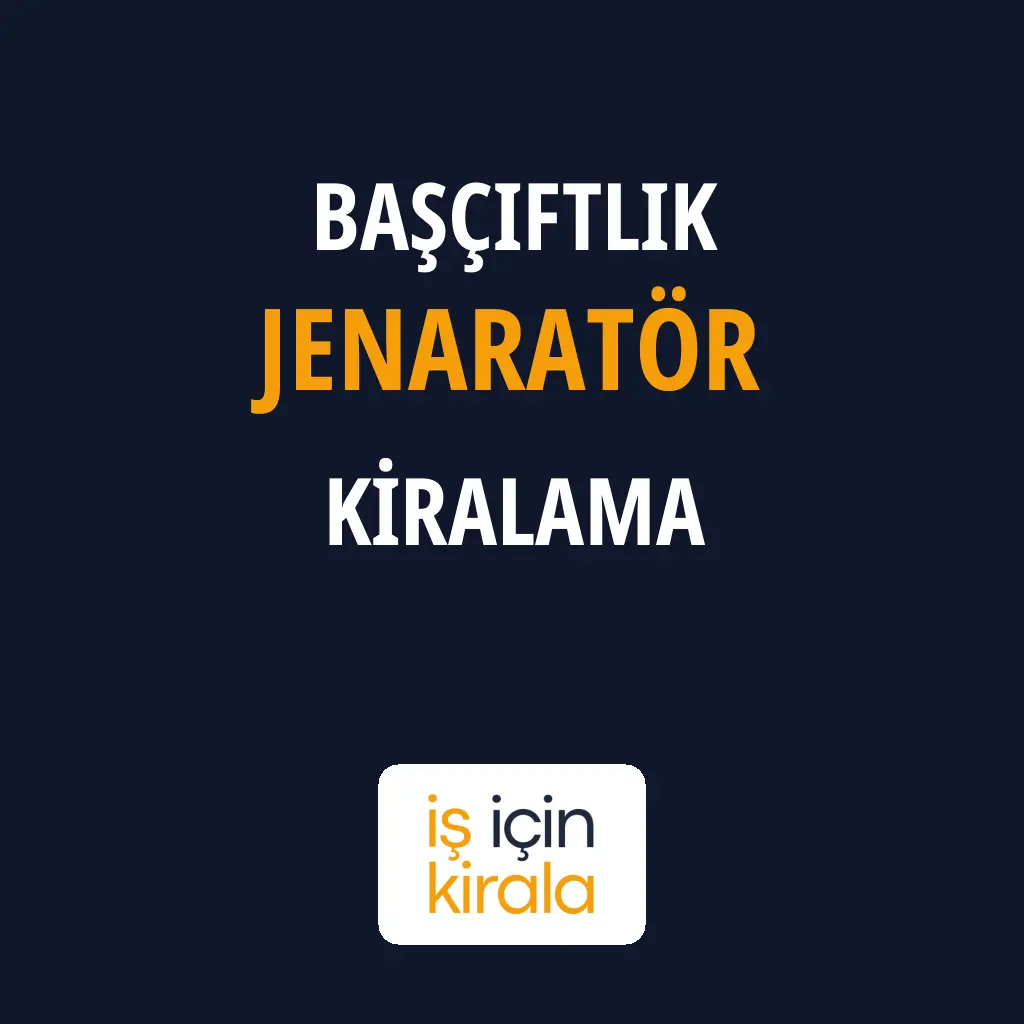 Başçiftlik Jenaratör Kiralama Firmaları