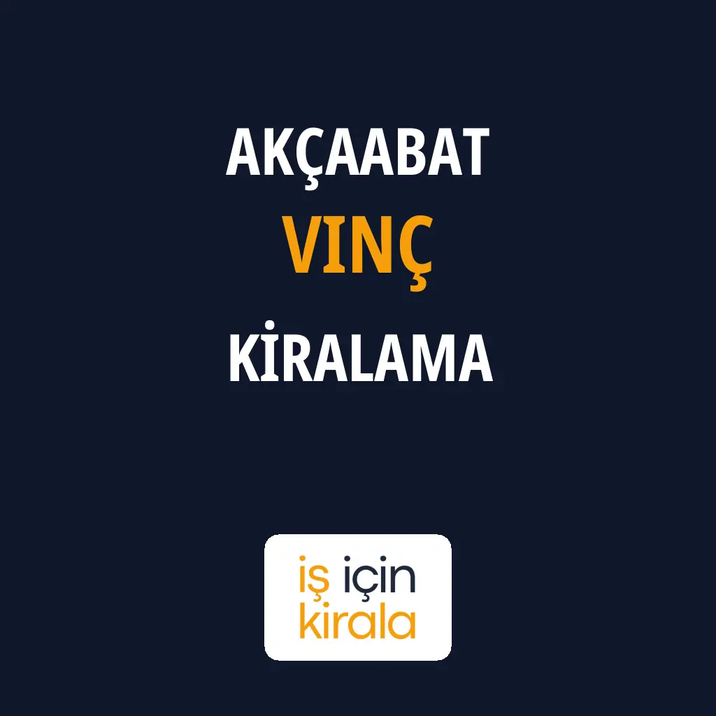 Akçaabat Vinç Kiralama Firmaları