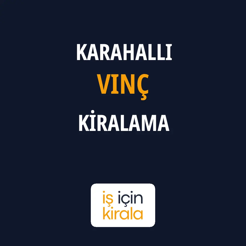 Karahallı Vinç Kiralama Firmaları