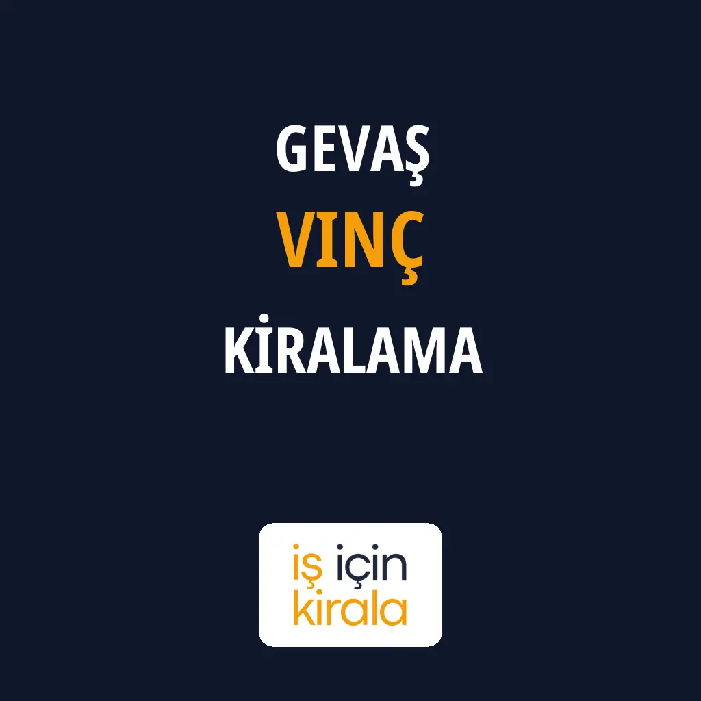 Gevaş Vinç Kiralama Firmaları