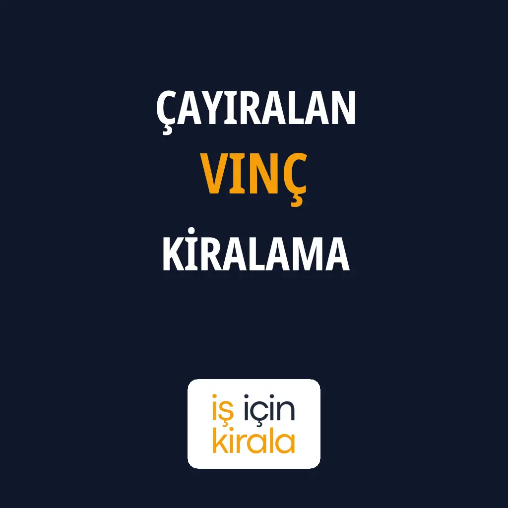 Çayıralan Vinç Kiralama Firmaları